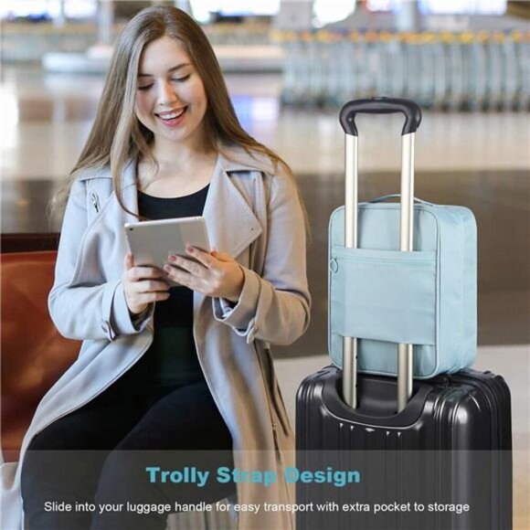 Shoe Bag Holds 3 Pair of Shoes for Travel and Daily Use Storage Pouch - Picture 4 of 8